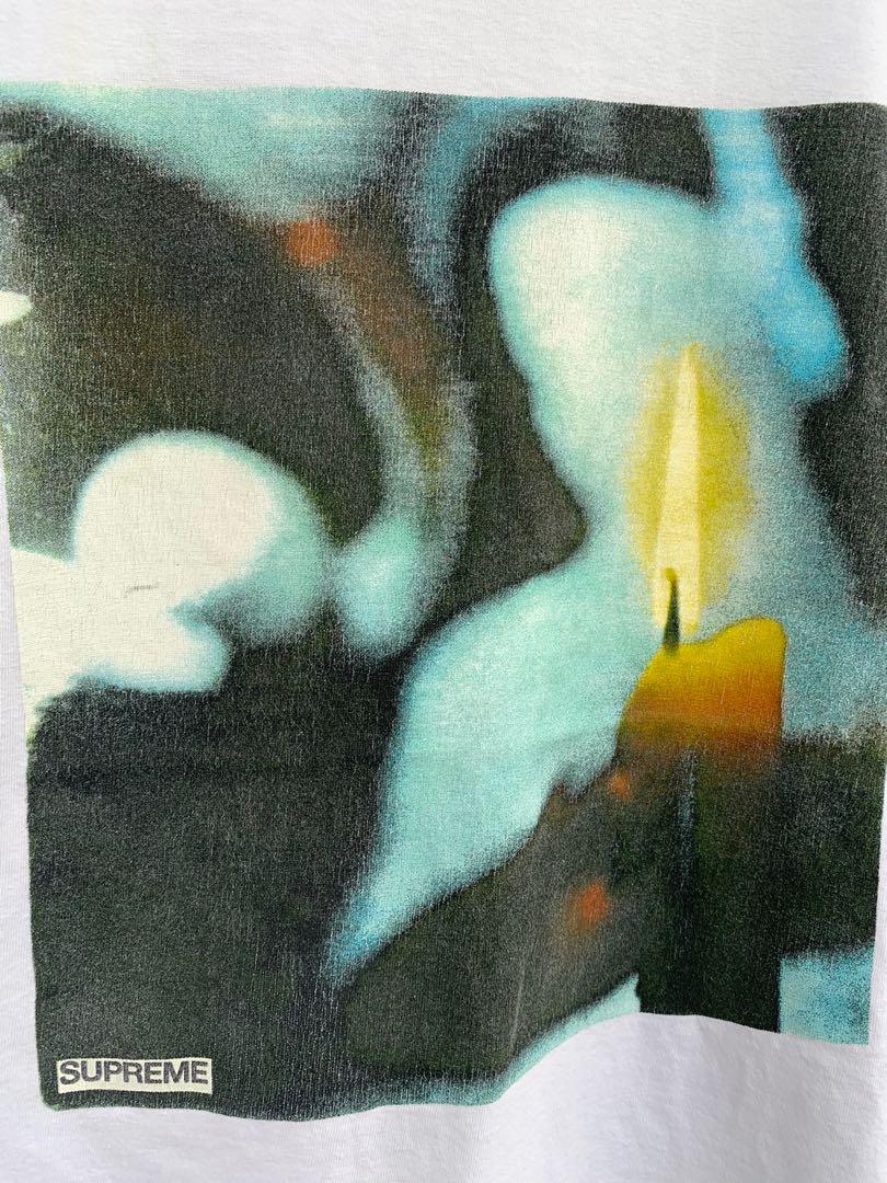 Supreme candle tee grey hot sale