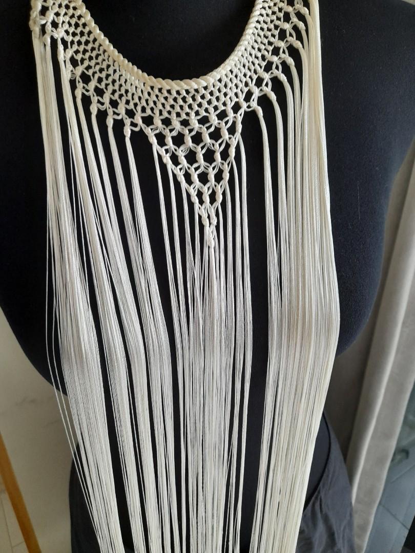 Fringe necklace outlet
