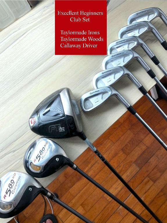 Taylormade Golf Set with Woods and Callaway Driver, Sports Equipment ...