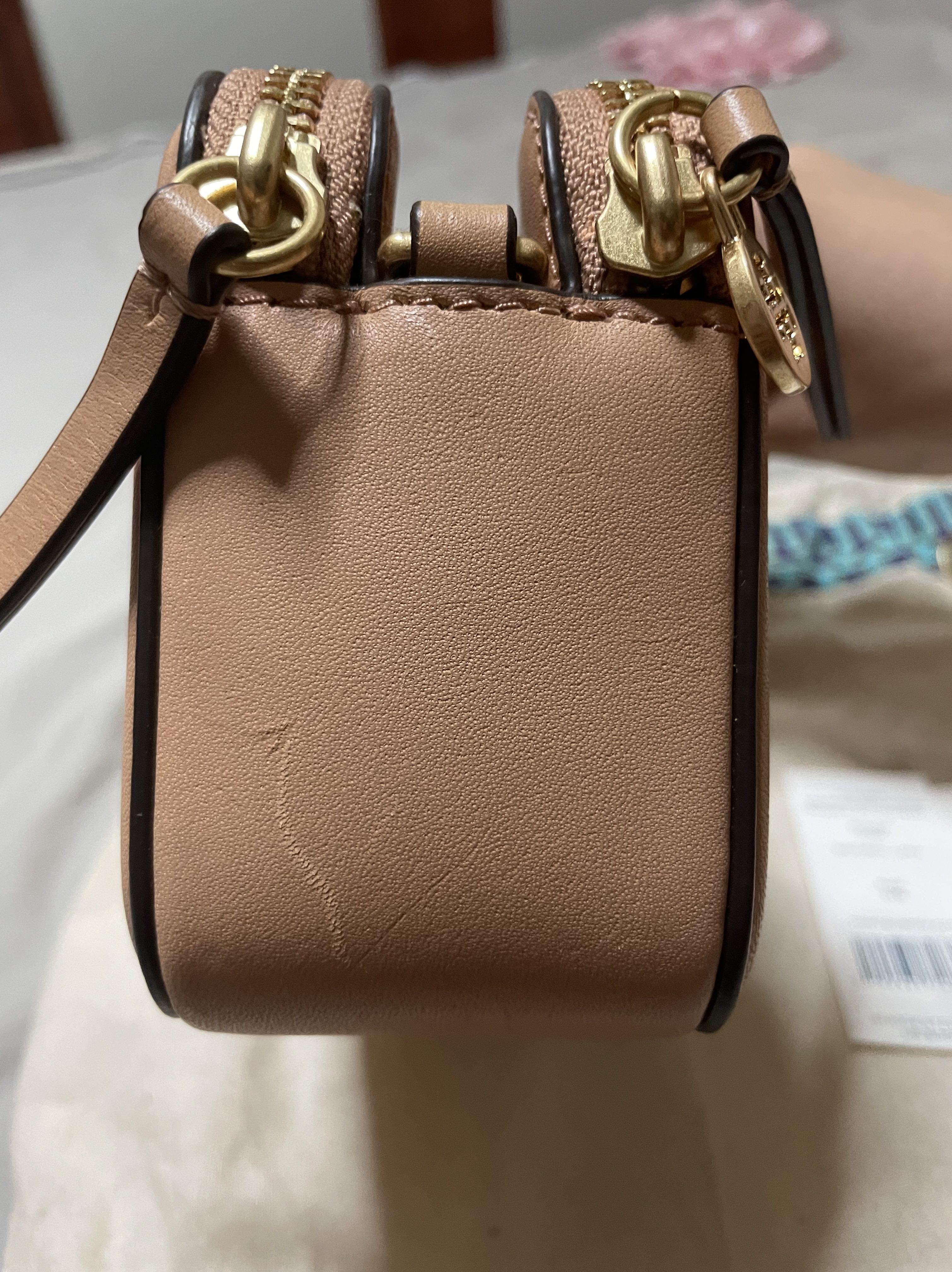 Tory burch double zip mini bag sales