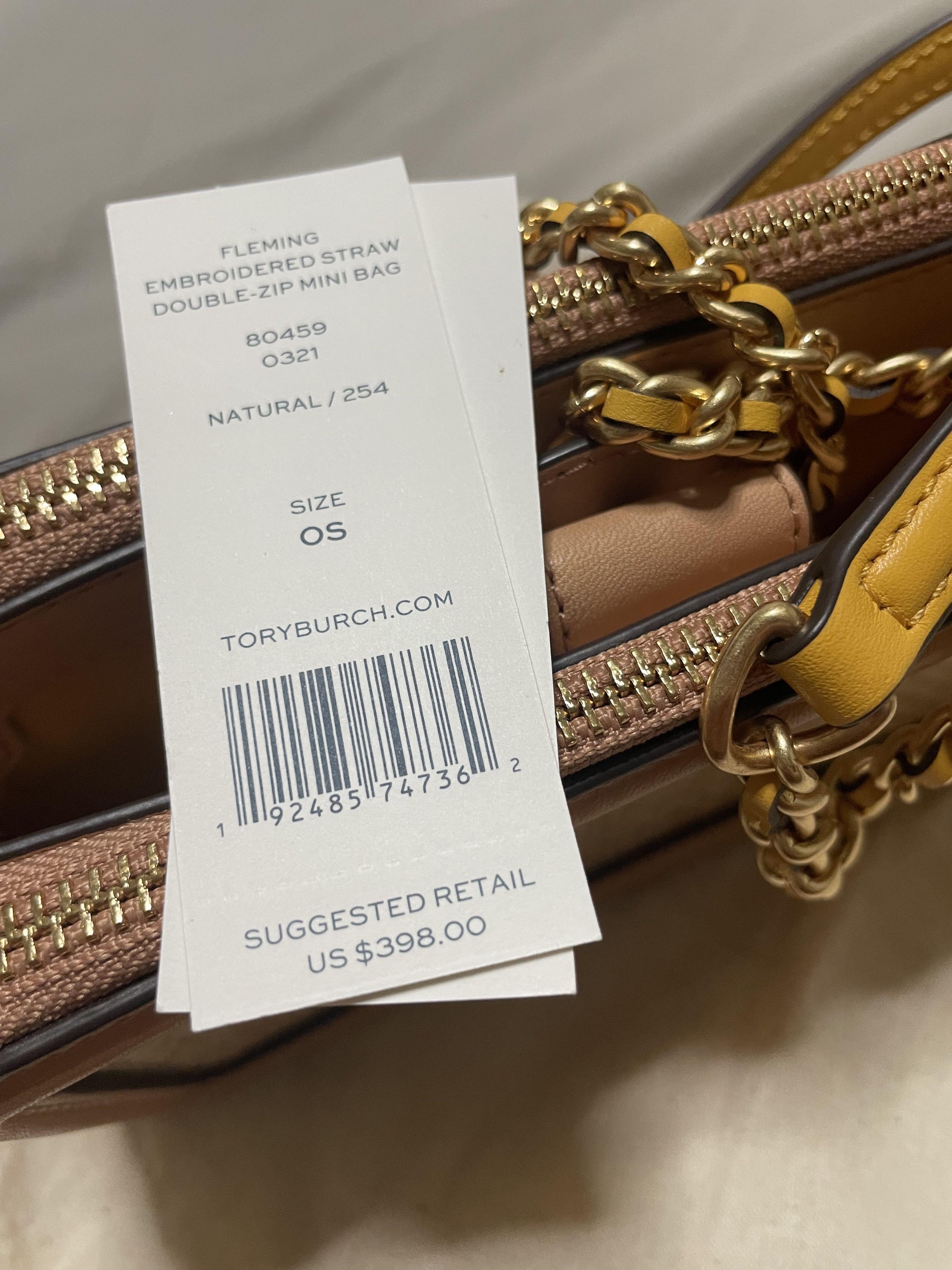 Tory burch double zip mini bag hotsell