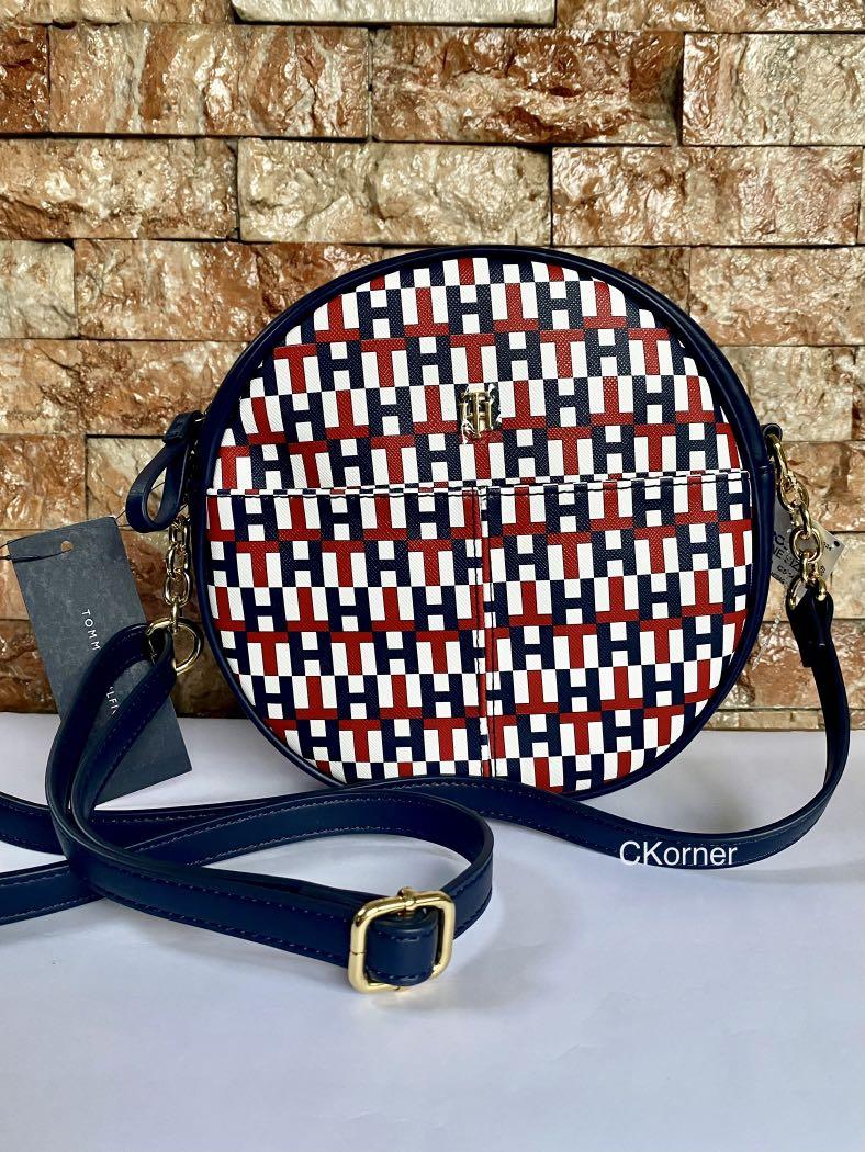 Tommy hilfiger round sling bag hotsell