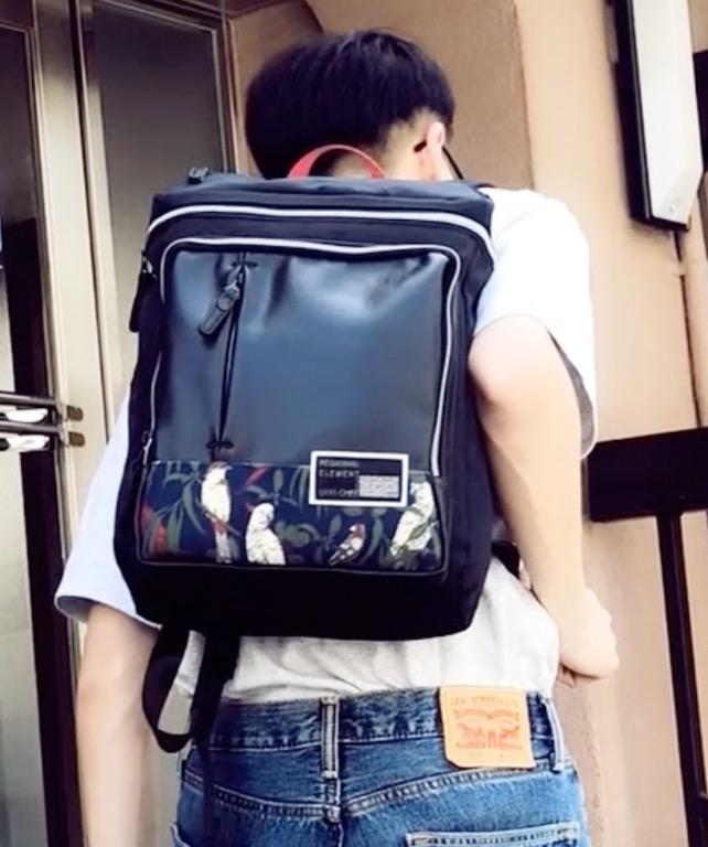 Clearance Last Stock UIYI Men s Backpack PU Black Bag Men Travel