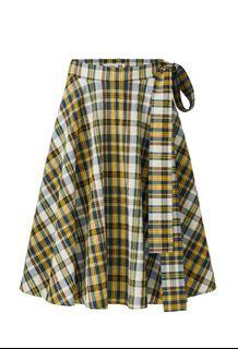 Uniqlo JW Anderson checkered skirt
