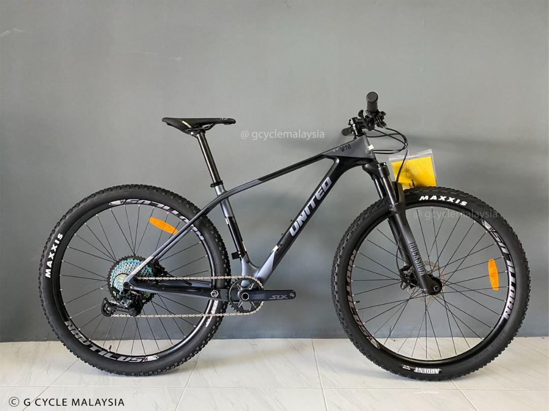 United kyross 2.1 full carbon mtb 12s rockshox slx m7100