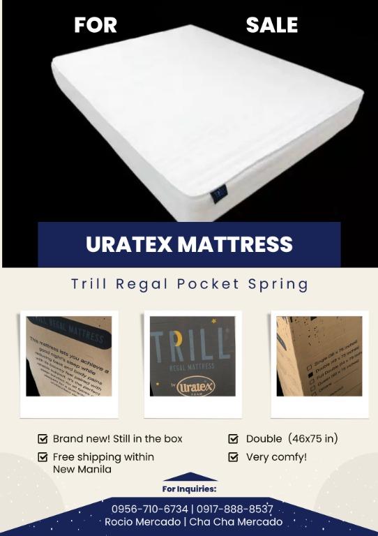 Uratex Trill Real Pocket Spring, Furniture & Home Living, Furniture