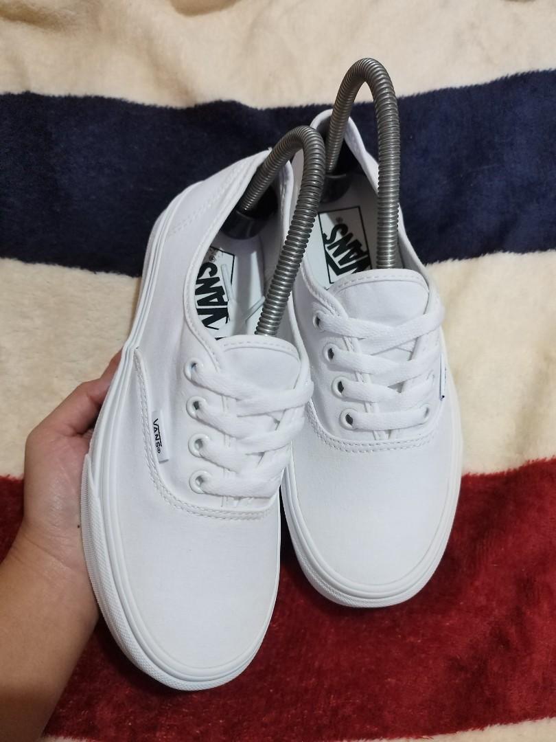 ladies white vans size 6