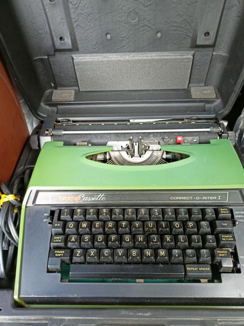 Vintage Electric Brother Typewriter (Category: Office & Business Technology) located in Quezon City. Submitted by thequaintshop (Listing ID 1172229517, Image 1). Description: .