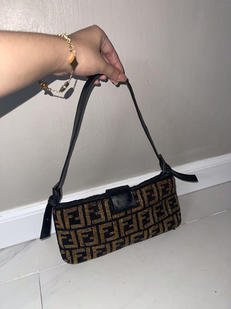 Vintage fendi beaded best sale bag