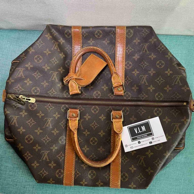 LV KEEPALL 45 (VINTAGE), Luxury, Bags & Wallets on Carousell