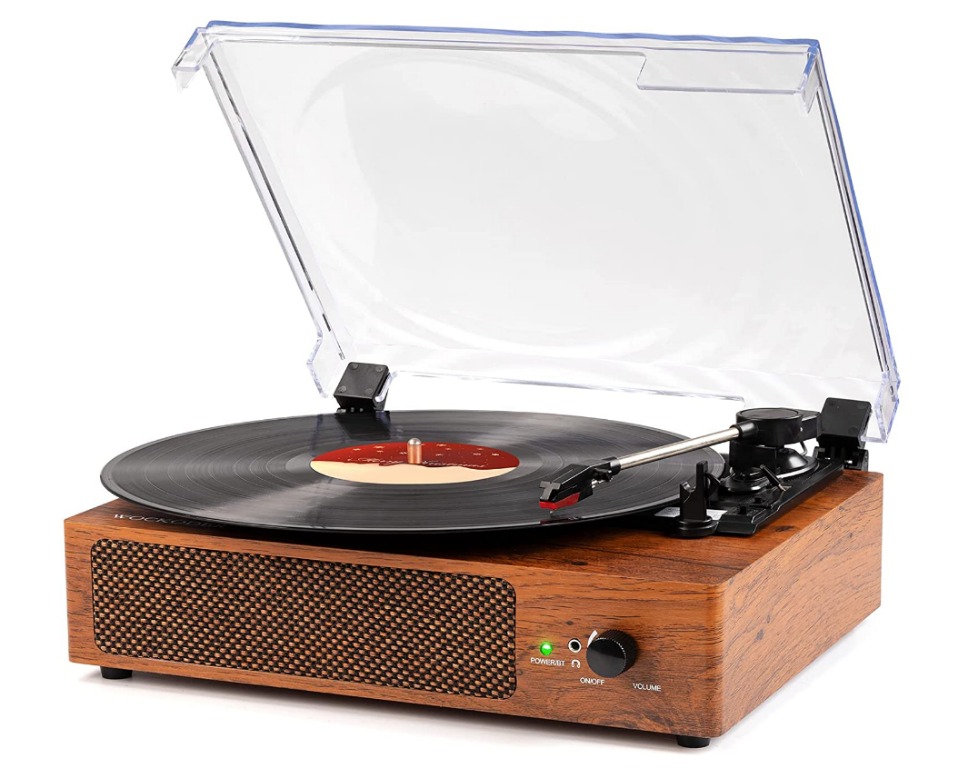 WOCKODER Record Player Turntable (FREE EXPRESS DELIVERY + SHOP WARRANTY ...