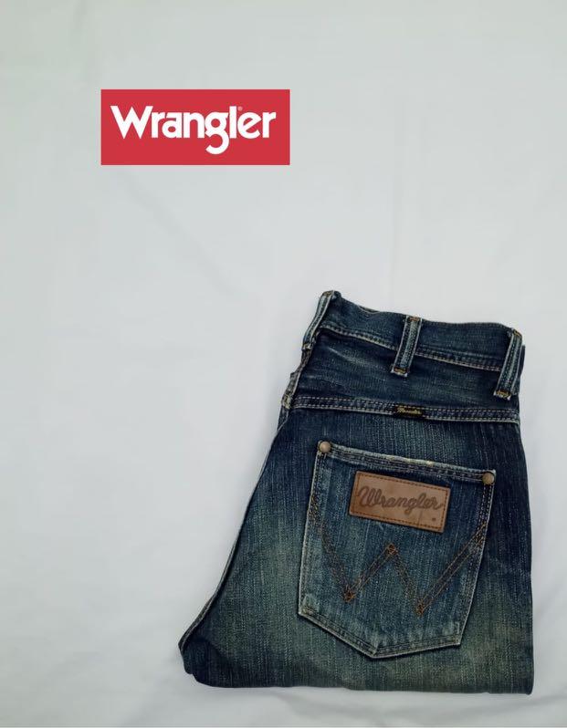 Wrangler Jeans, Fesyen Pria, Pakaian 