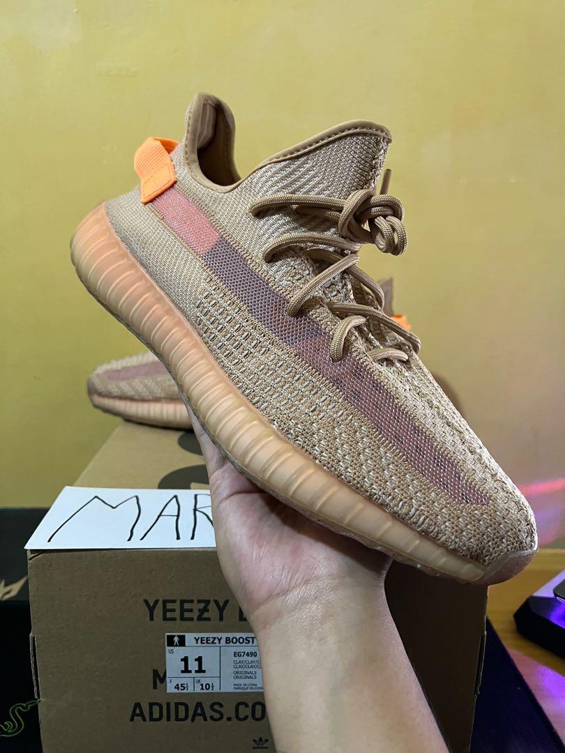 Yeezy Boost 350 v2 Clay OG Men s Fashion Footwear Sneakers on