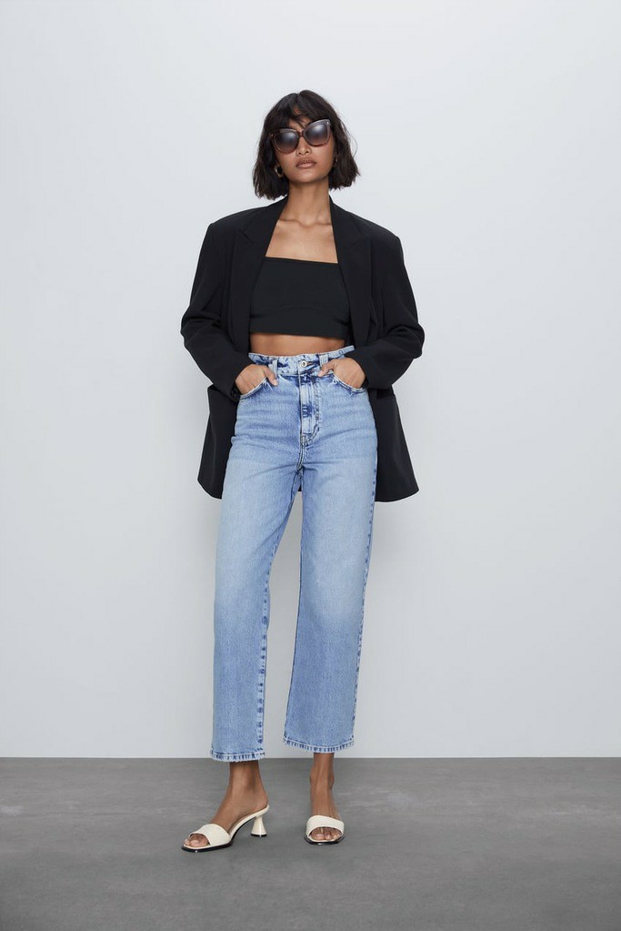 Zara Z1975 Super High Rise Vintage Slim 