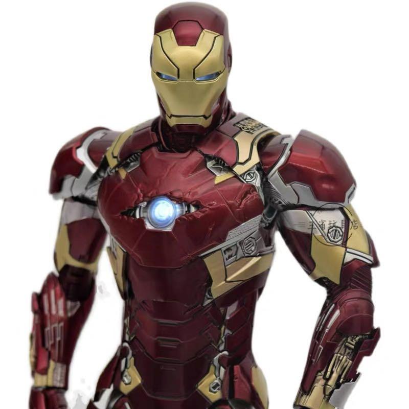 【ほぼ未使用】comicave アイアンマン マーク46 Comicave studio 1/12 アイアンマンマーク46 合金完成品