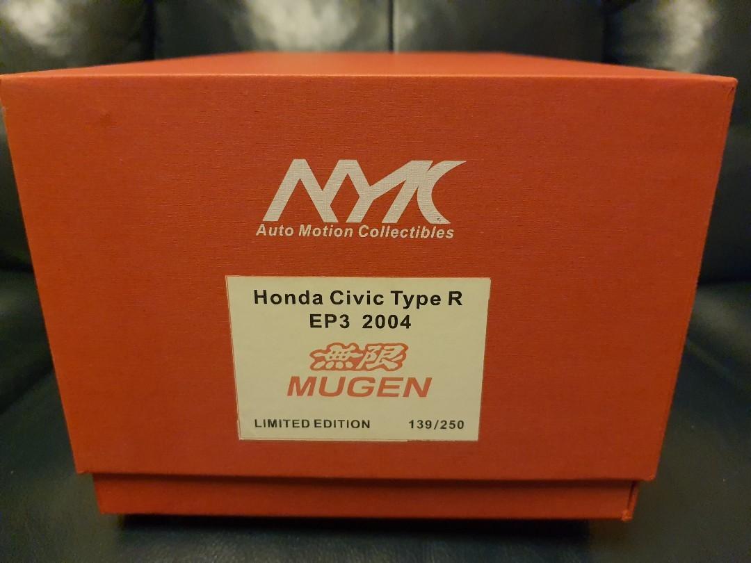 1:18 Honda Civic Type R EP3 mugen not Autoart amc, 興趣及遊戲