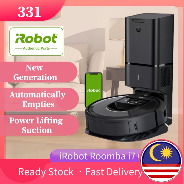  iRobot Roomba i7+ (7550) Robot Vacuum with Automatic Dirt  Disposal - Empties Itself for up to 60 Days, Wi-Fi Connected, Smart  Mapping, Works with Alexa, Ideal for Pet Hair, Carpets