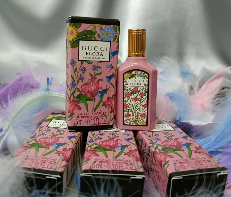 5ML MINI GUCCI FLORA GORGEOUS GARDENIA EDP Beauty Personal Care
