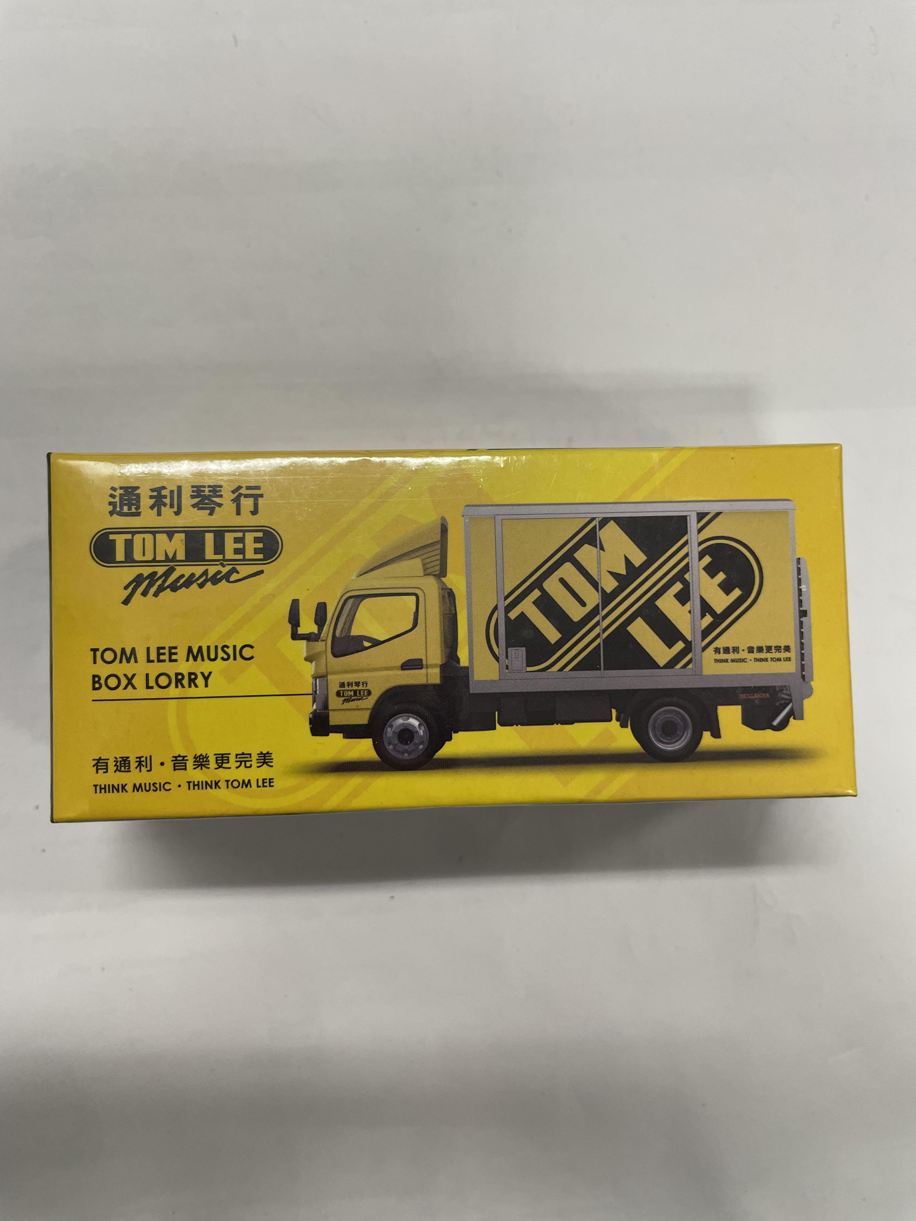 🈹️愛價絕對限量Tom Lee Music Box Lorry 通利琴行限量珍藏版Mitsubishi Fuso Canter  三菱客制版貨車Tiny 不是Tomica Tomy not 百佳Majorette, 興趣及遊戲, 收藏品及紀念品, 明星周邊-