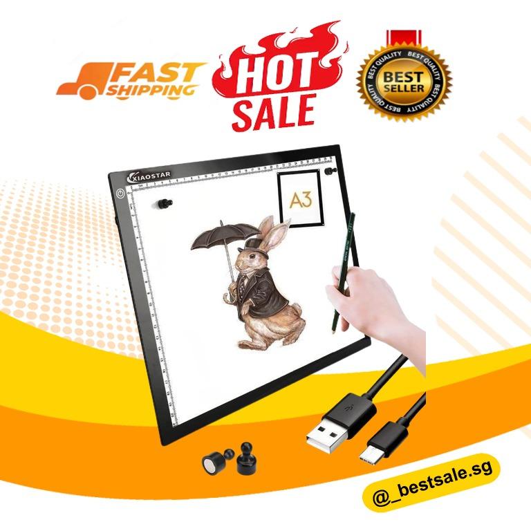 { A3 } Light Box Drawing Pad,Super Thin Tracing Table TypeC USB Cable