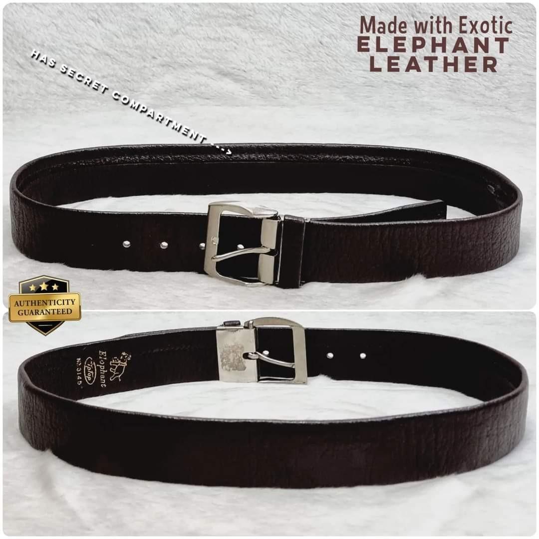 Belts with store secret compartments