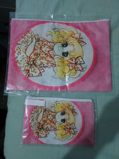 卡通小甜甜A4 size.文件袋及筆袋。64196077422339110