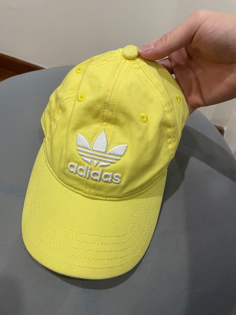 adidas yellow cap, Men's Fashion 