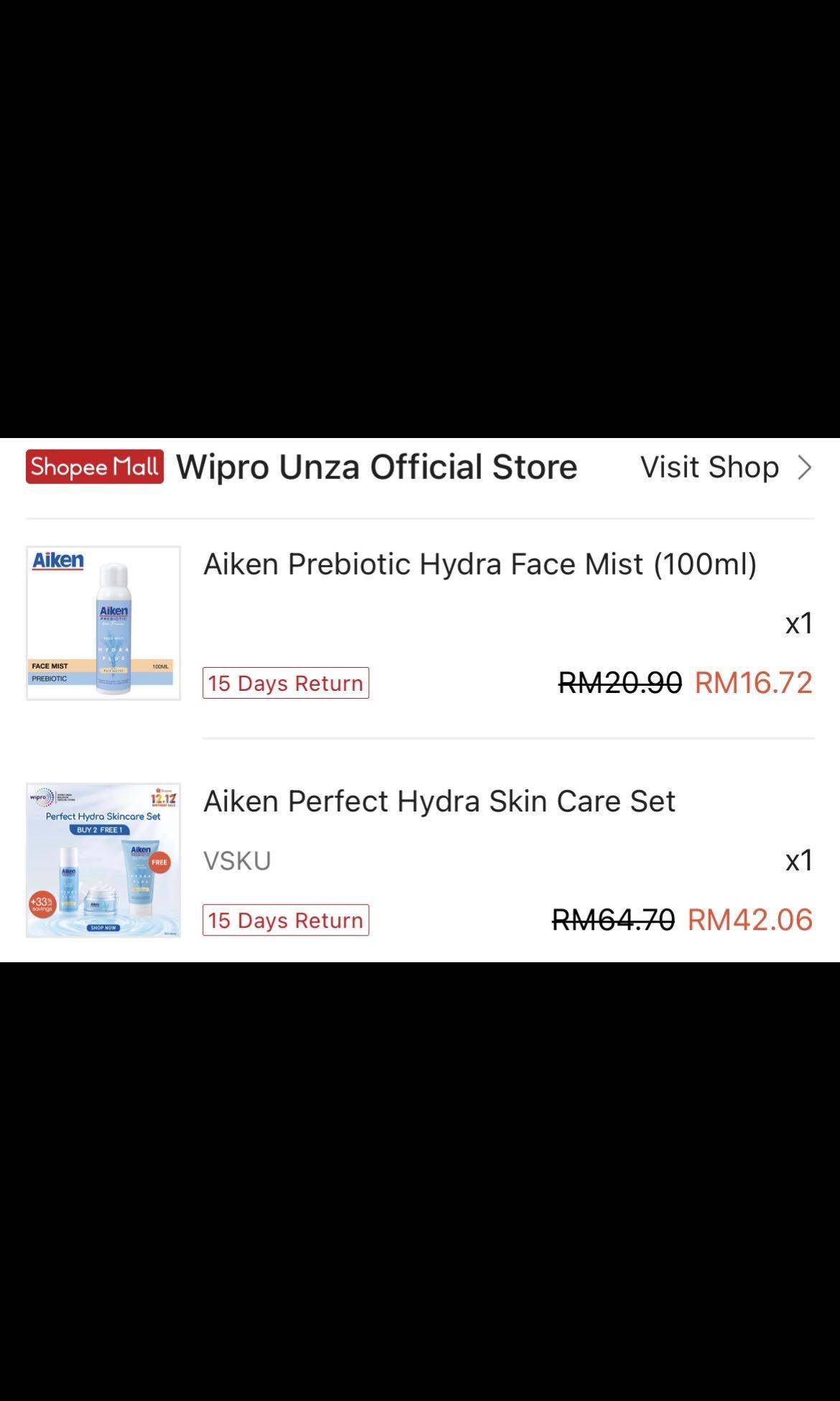 Aiken Prebiotic Hydra Face Mist, Beauty & Personal Care, Face, Face