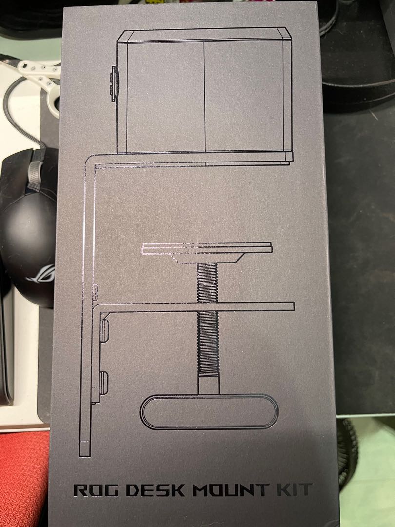ASUS ROG 螢幕支架夾枱套件 Monitor Mount Kit (ACL01), 電腦＆科技, 電腦周邊及配件, 電子屏幕