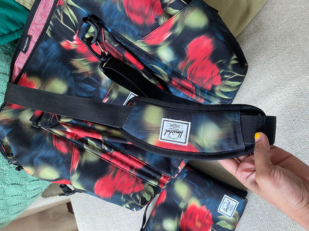 Herschel Diaper Bag with changing diapers bag, Babies & Kids, Bathing