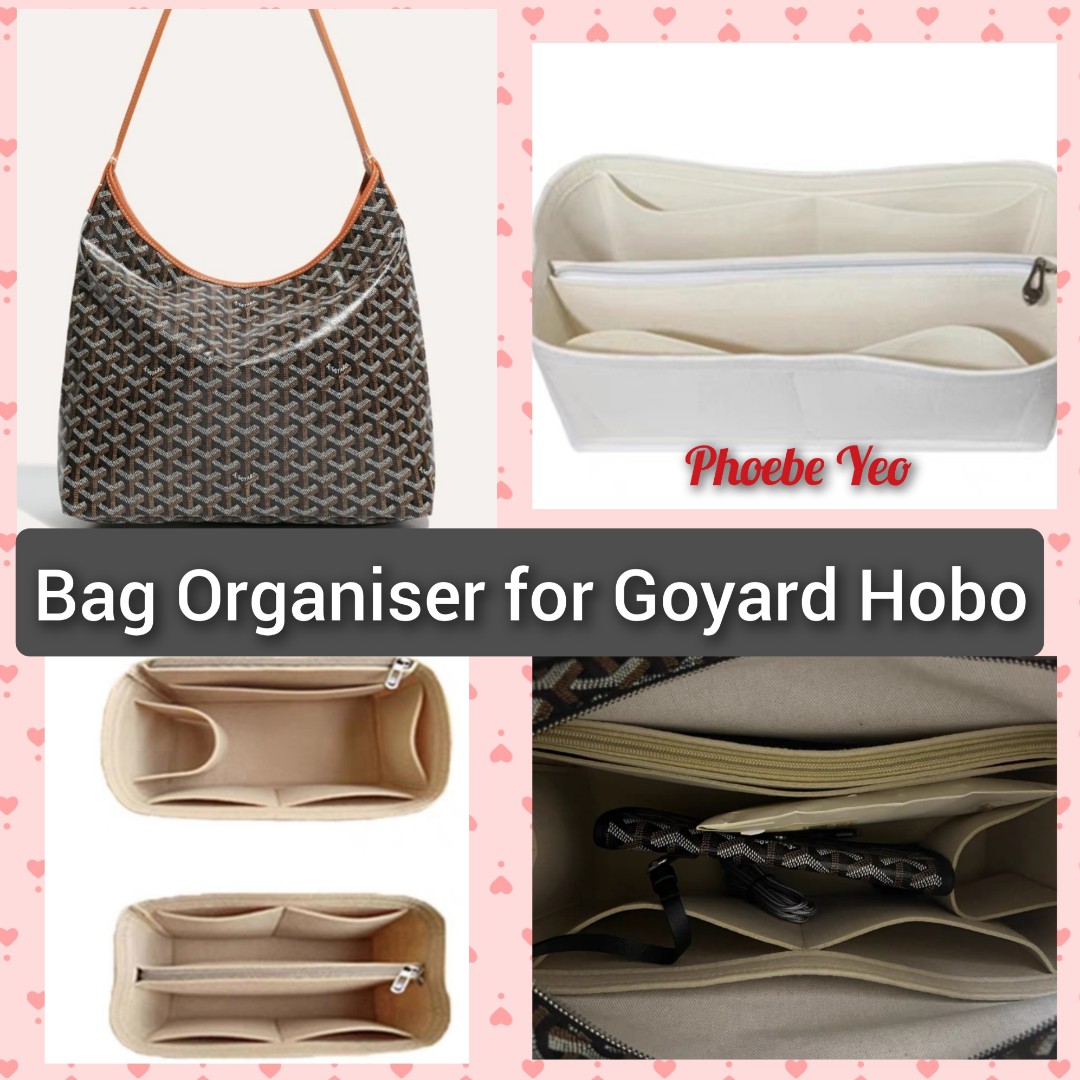 soft and light】bag organiser insert for goyard boheme hobo bag in