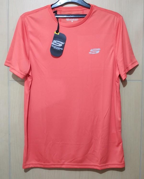 Baju Olahraga Pria Skechers Sports Original Orange Size M