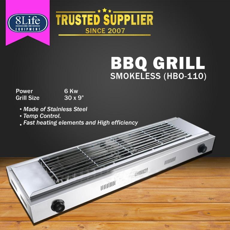 BBQ Elec. Smokeless Grill 110E (Category: Other Food & Drinks) located in Valenzuela. Submitted by eightlife_trading (Listing ID 1172427647, Image 1). Description: OTHER AVAILABLE PRODUCTS: • Deep Fryer Gas / Electric • Hamburger Griddle • Heavy Duty Burner 3 rings • Pressure Cookers • Noodle Cooker • Hotdog Roller • Popcorn Machine • Rotisseries Gas / Electric • Salamander • Egg Sausage Machine Gas / Electric • Infrared Roaster BBQ grill • Heavy