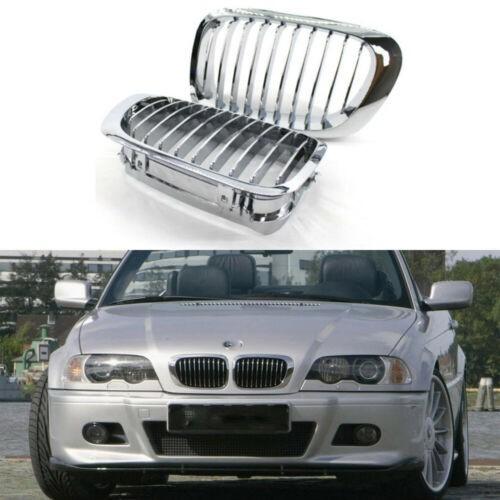 BMW E46 Prefacelift Coupe / Cabrio Chrome Grilles, Auto Accessories on  Carousell