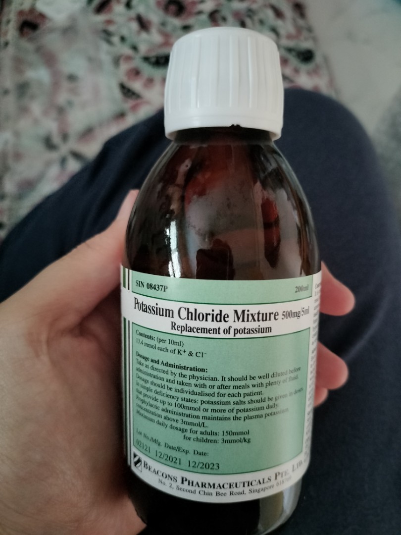 BN Potassium Chloride Mixture 200ml, Health & Nutrition, Health