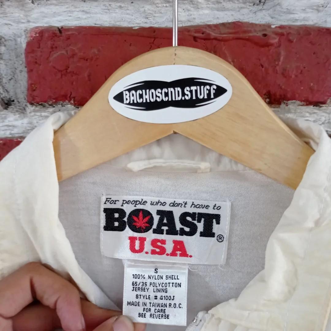 Boast usa jacket, Fesyen Pria, Pakaian , Atasan di Carousell