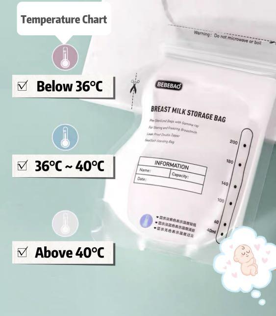 Breast Milk Storage Bag Double Ziplock Presterilised BPAFREE, Babies
