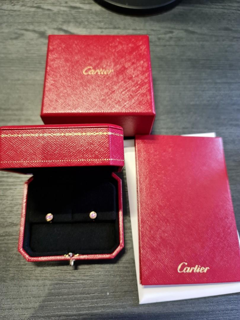 Cartier pink sapphire best sale earrings