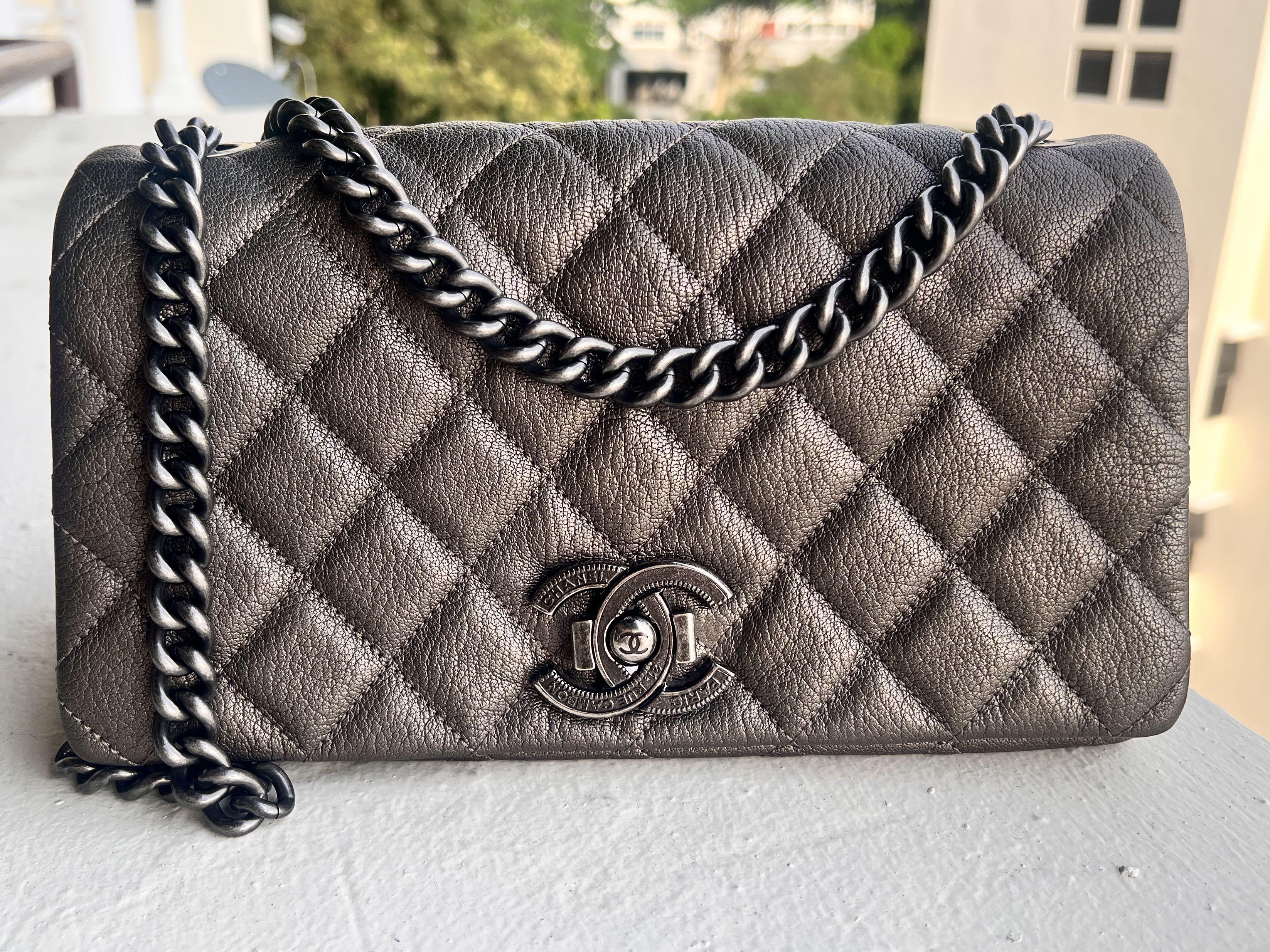 Chanel city rock outlet flap bag