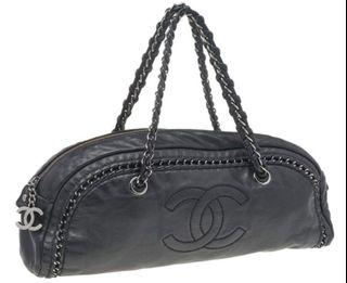 Chanel Luxe Ligne Bowler Boston Bag