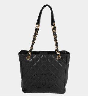 Chanel PST Shopping Tote Caviar GHW