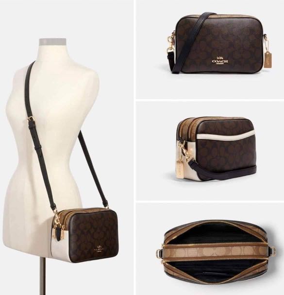 Coach Jes Crossbody in tri color, Women's Fashion, Bags & Wallets