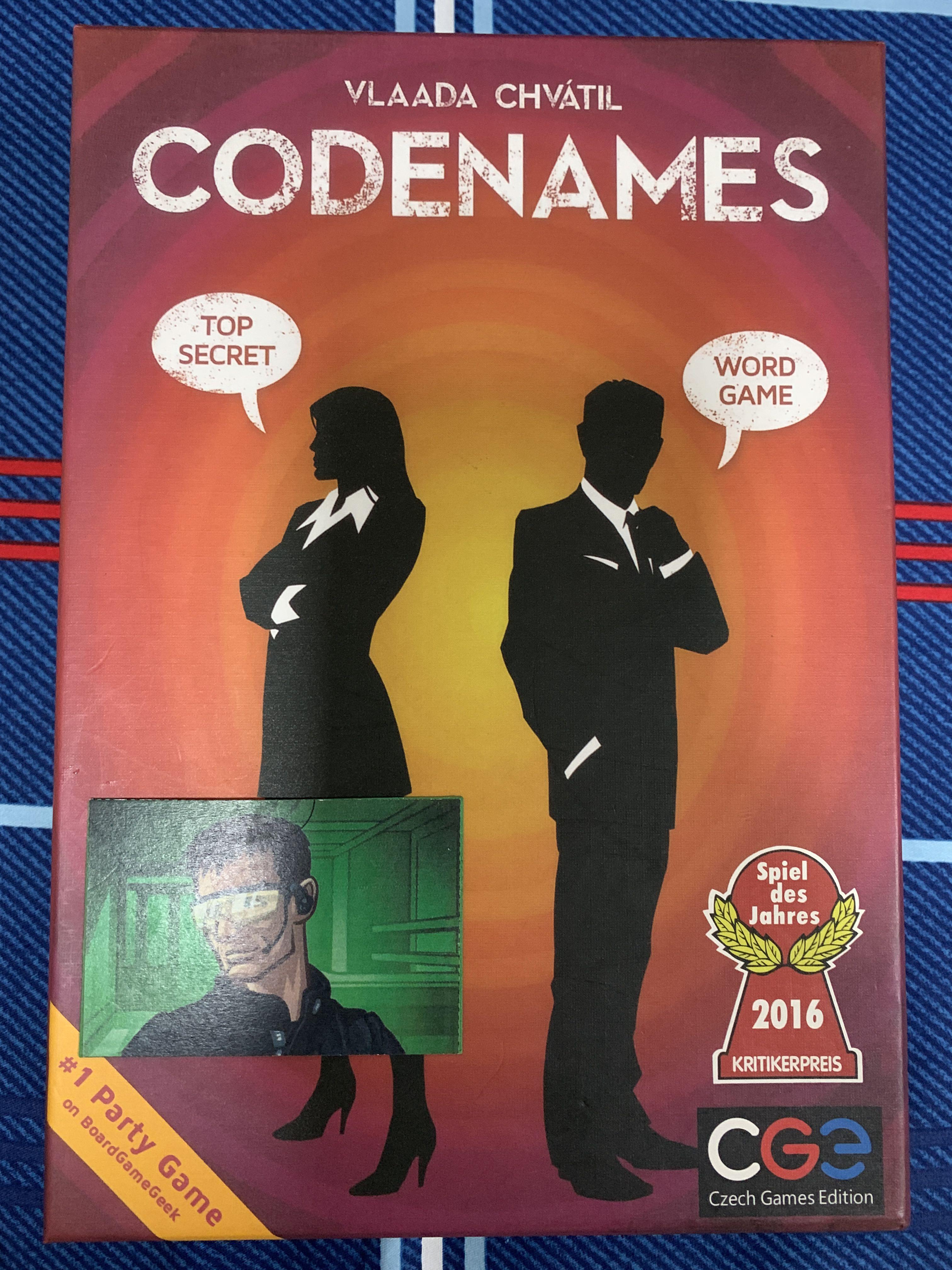 Codenames With Duet Words Family Game Vlaada Chvatil, Hobbies & Toys, Toys  & Games on Carousell