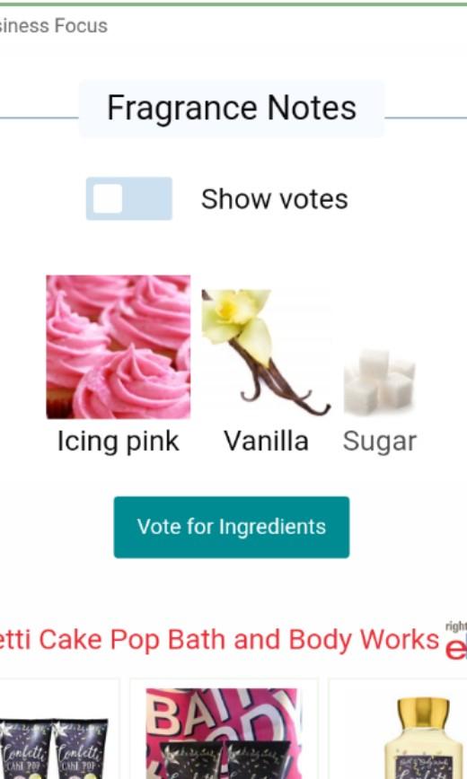 Confetti Cake Pop Body Mist BBW Authentic, Beauty & Personal Care