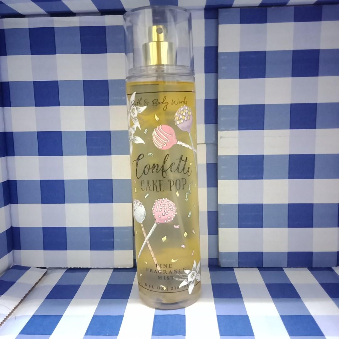 Confetti Cake Pop Body Mist BBW Authentic