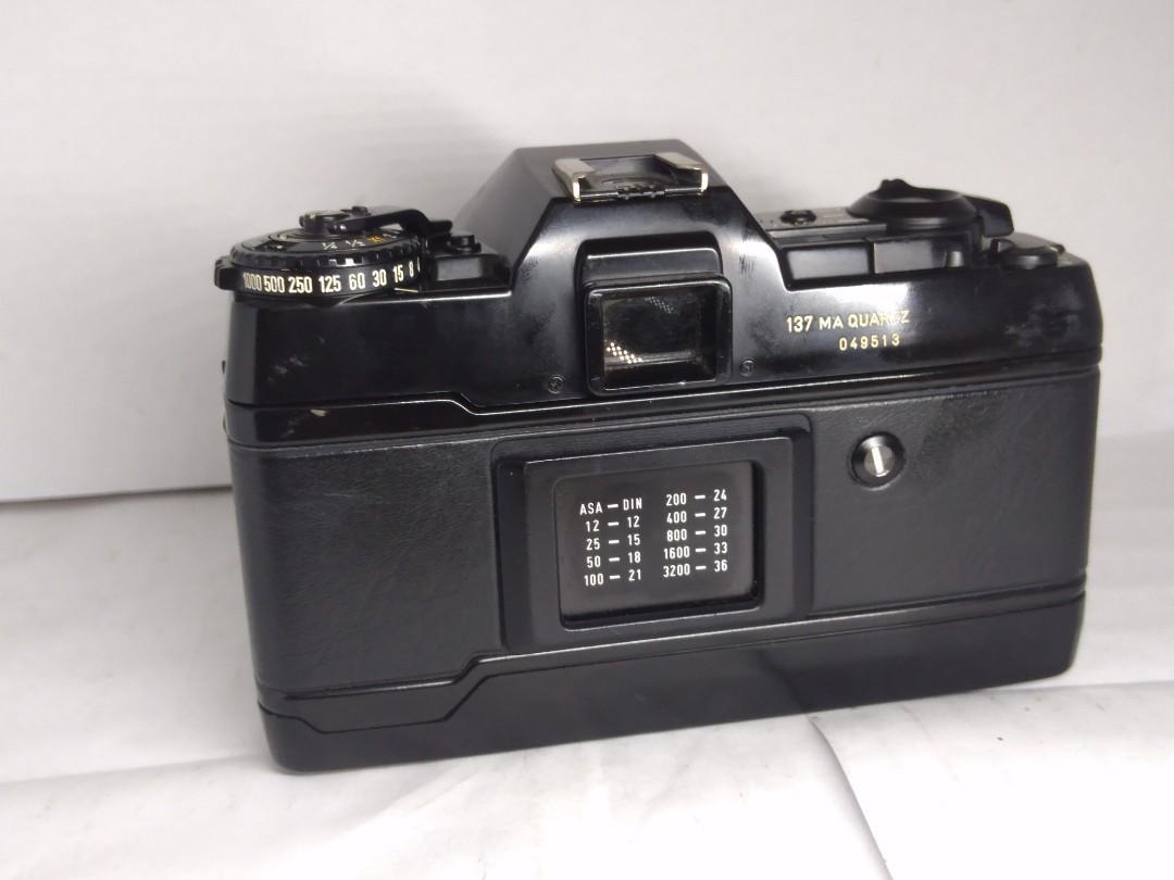 Contax camera body only (Category: Cameras) located in Las Pinas. Submitted by film101 (Listing ID 1172556305, Image 3). Description: 💥Contax film camera Body only 💯 Guaranteed working ☑️Inclusion :None ❎Wag maghanap ng wala sa pics❗❗ ✔️BODY ONLY ✔️Fix price🔺 ✔️Model :MA Quarts Mount:C/Y mount (research bout the lens can adapt carl zeiss, yashica, kyocera lens) ✔️Working shutter ✔️Working curtain cloth ✔️Accurate metering ✔️Manual shutter work