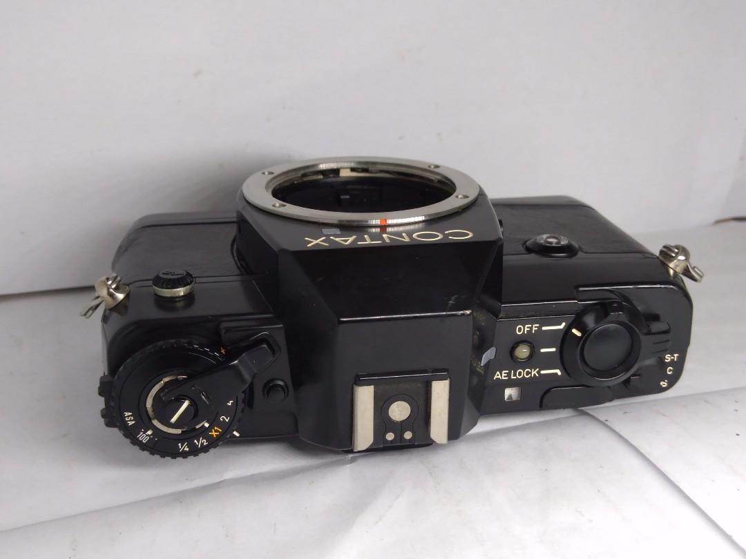Contax camera body only (Category: Cameras) located in Las Pinas. Submitted by film101 (Listing ID 1172556305, Image 2). Description: 💥Contax film camera Body only 💯 Guaranteed working ☑️Inclusion :None ❎Wag maghanap ng wala sa pics❗❗ ✔️BODY ONLY ✔️Fix price🔺 ✔️Model :MA Quarts Mount:C/Y mount (research bout the lens can adapt carl zeiss, yashica, kyocera lens) ✔️Working shutter ✔️Working curtain cloth ✔️Accurate metering ✔️Manual shutter work