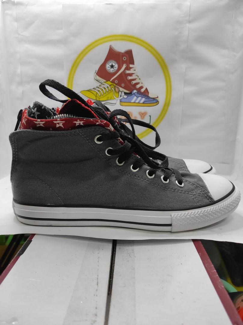 Converse highcut double zip size 5.5uk 38.5eur 24cm Women s