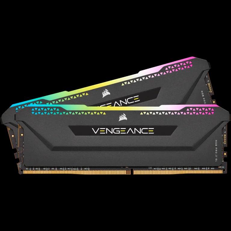 Corsair Vengeance RGB Pro SL 32GB (2x16GB) DDR4 3600MHz Dual Channel Memory  (RAM) Kit