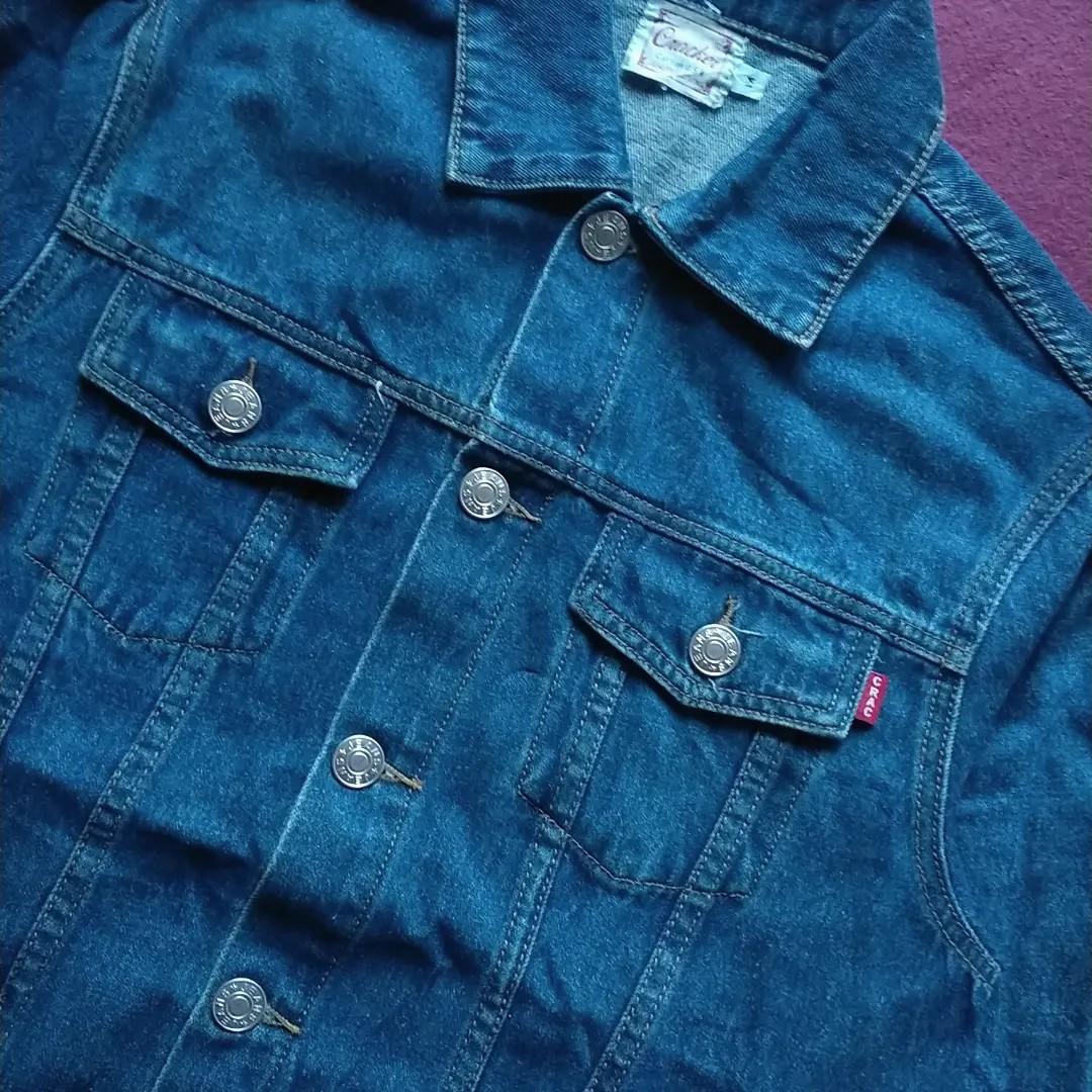 Cracker denim jacket, Fesyen Pria, Pakaian , Baju Luaran di Carousell